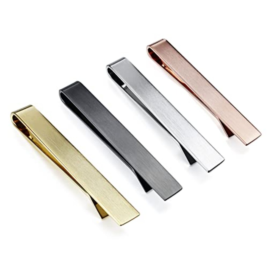 Tie Bar Set Gift - HAWSON 2 inch Tie Clips for