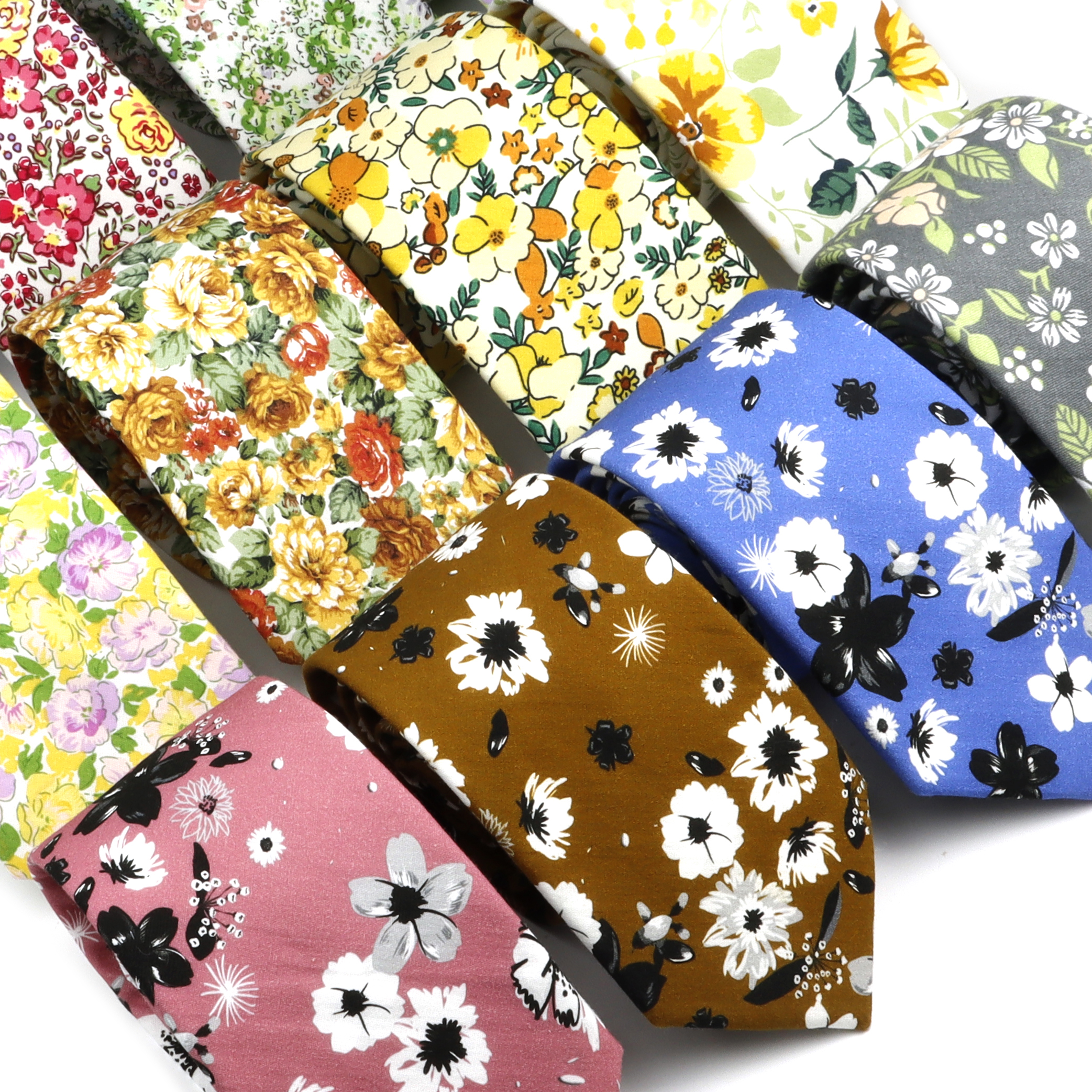 Skinny Tie Men - New Elegant Floral Tie For Men