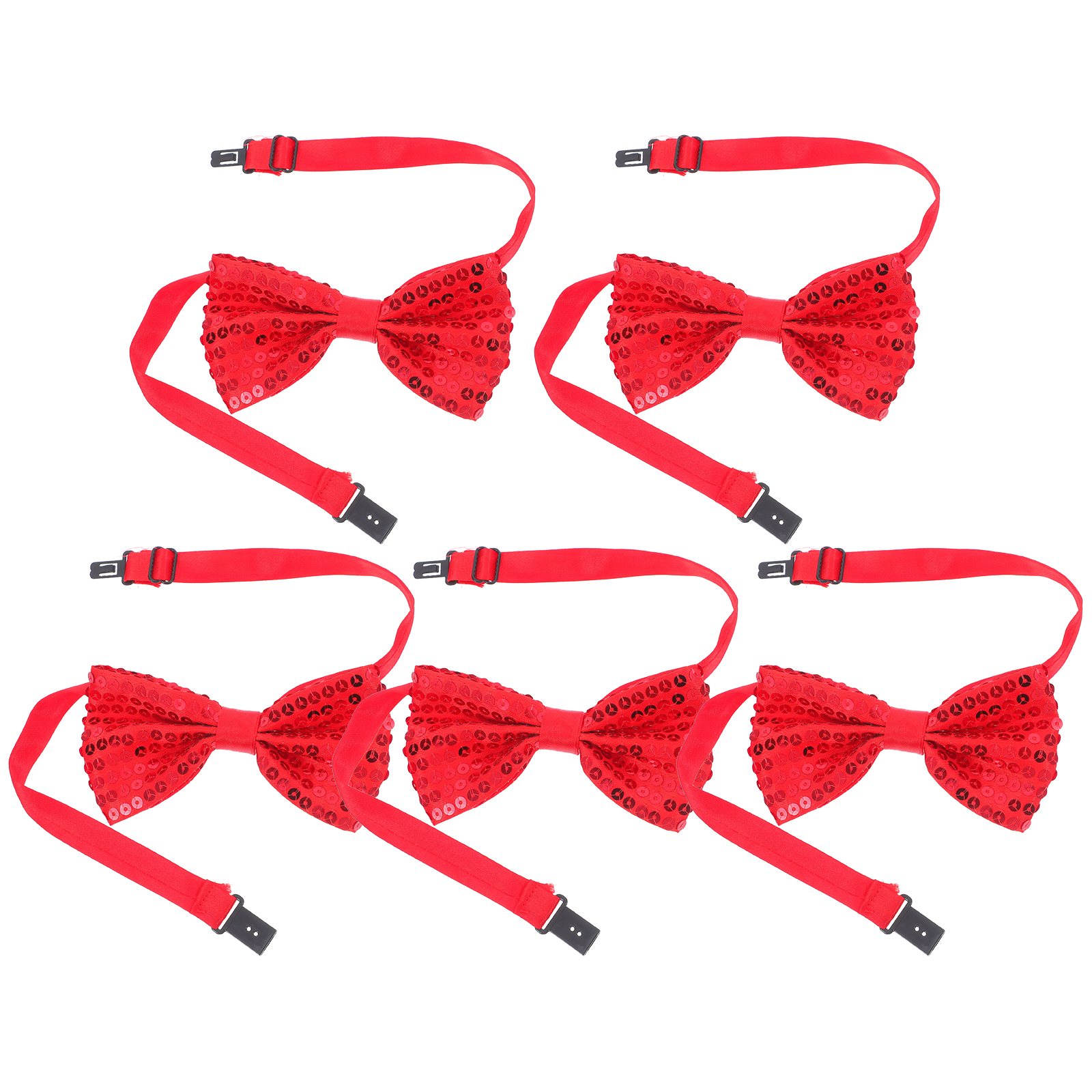 5Pcs Children Sparkly Sequin B - Bow Tie Pre Tied ulasan dan harga