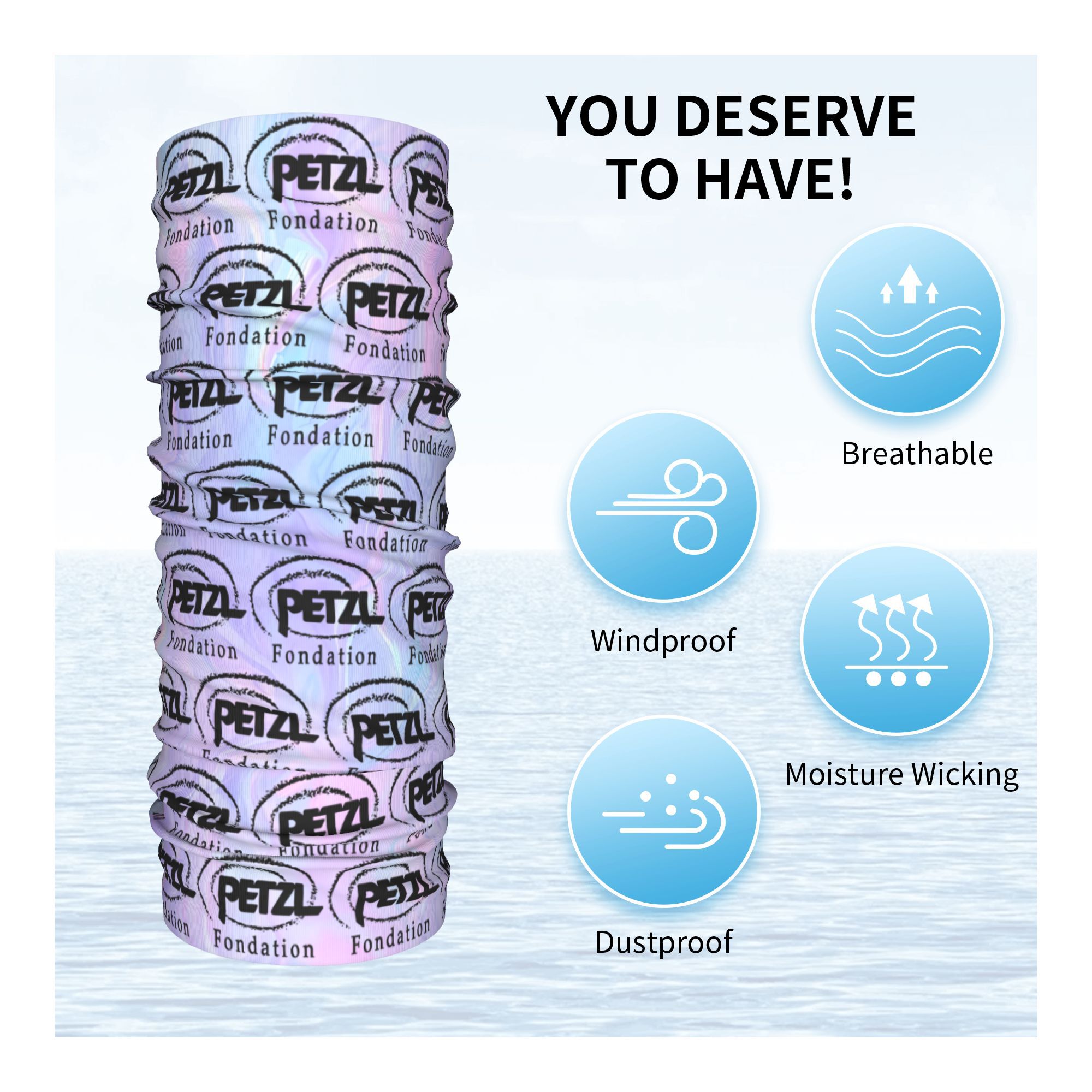 Custom Colorful P-Petzls Banda - Neck Warmer Tube ulasan dan harga