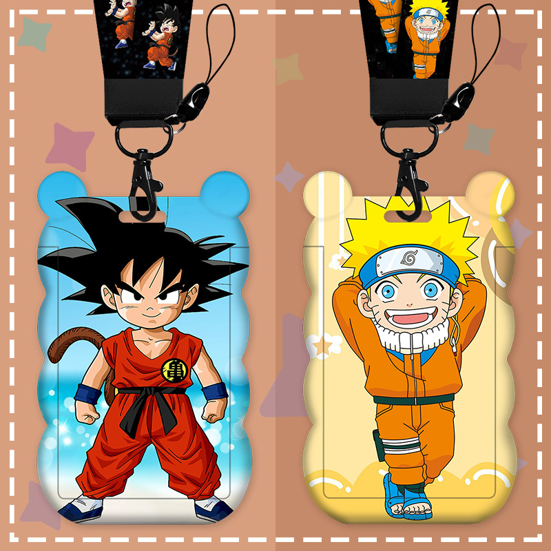 Naruto Cartoon Wave Shape Card - Lanyard Badge Holder ulasan dan harga