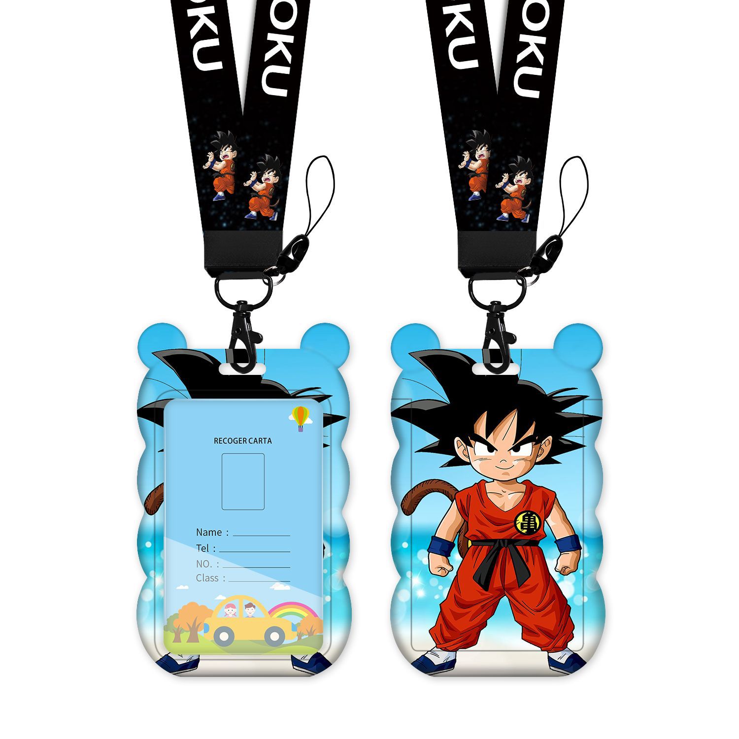 Naruto Cartoon Wave Shape Card - Lanyard Badge Holder ulasan dan harga