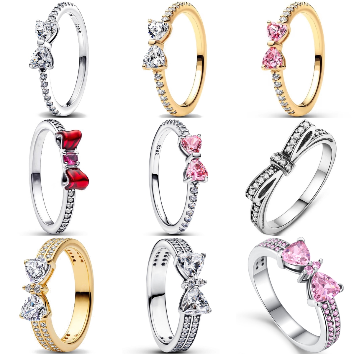 925 Sterling Silver Red Pink W - Tie Clip Silver ulasan dan harga