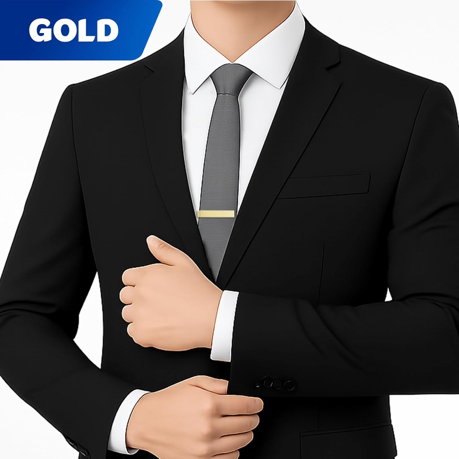 3 Pack Men's Tie Clip for Skin - Skinny Tie Men ulasan dan harga