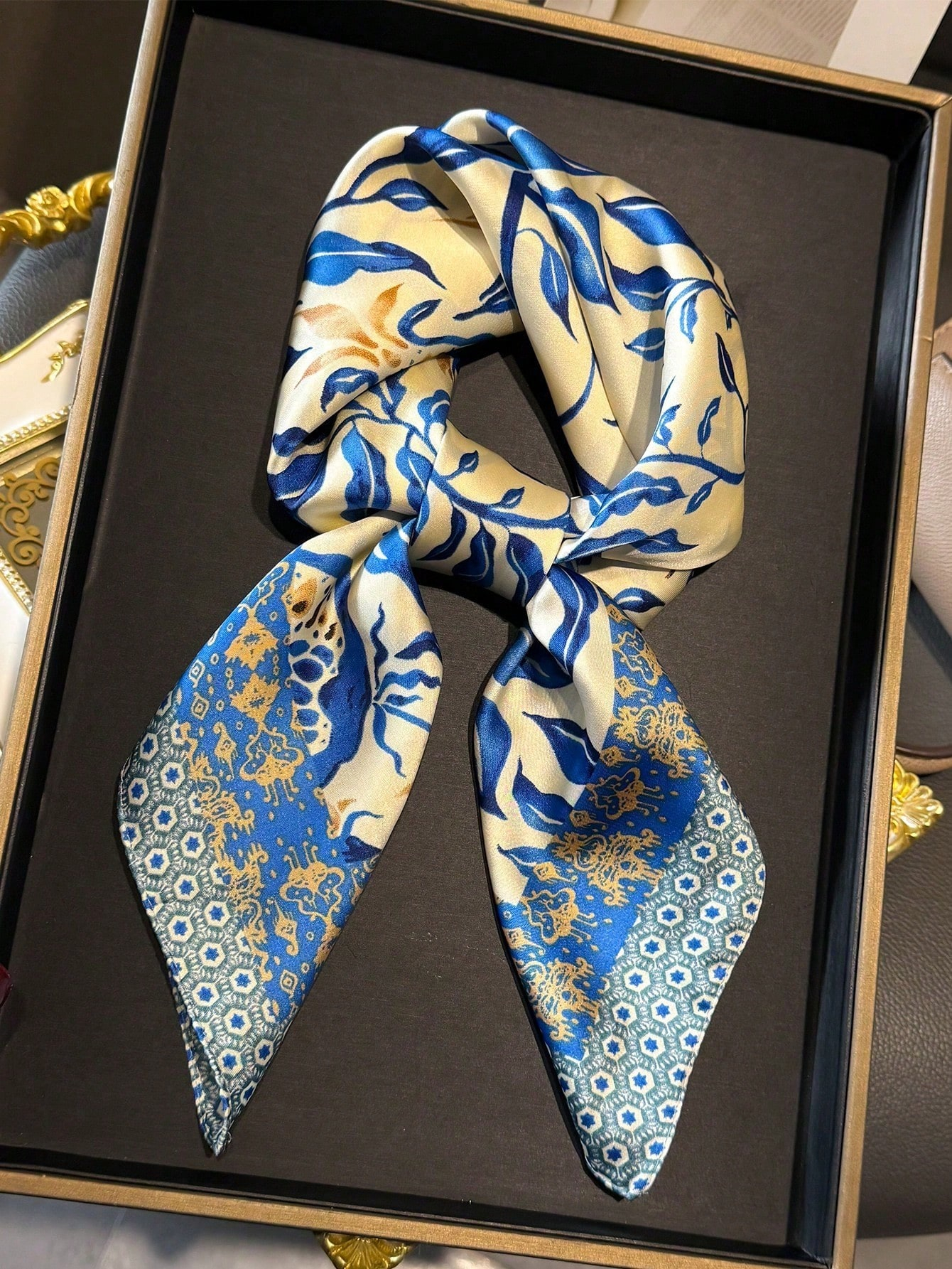 Luxury Brand Bohemia Print Squ - Head Wrap Turban ulasan dan harga