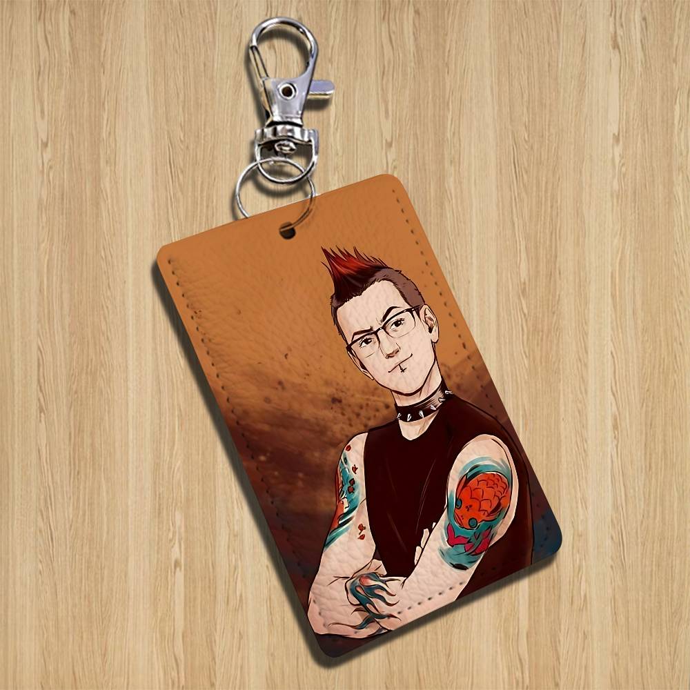Fan art design Chester Benning - Lanyard Badge Holder ulasan dan harga