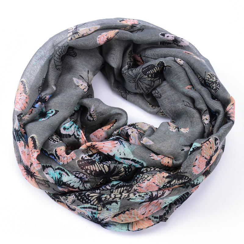 2022 New Fashion Butterfly Pri - Infinity Scarf Knit ulasan dan harga