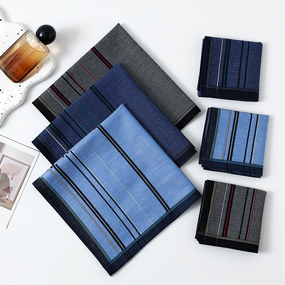 43cm Men Vintage Cotton Handke - Handkerchief Cotton Men ulasan dan harga