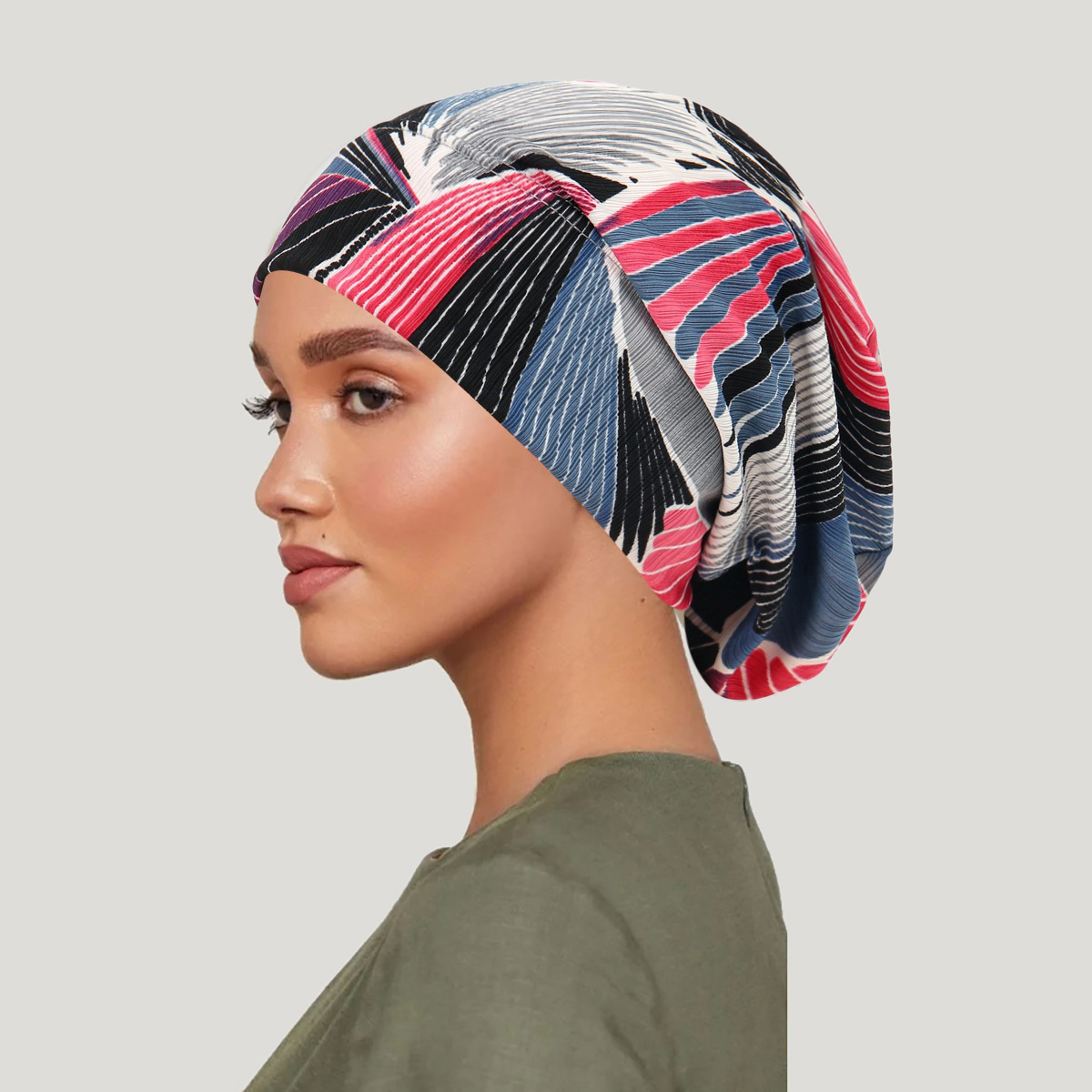 2026 New Tie-dye Hair Cover Ca - Head Wrap Turban ulasan dan harga