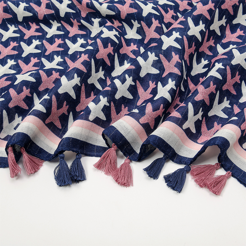 Luxury Brand Scarf Cotton Shaw - Pashmina Wrap Large ulasan dan harga