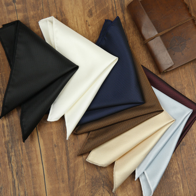 24cm Classic Solid Color White - Pocket Square Set ulasan dan harga