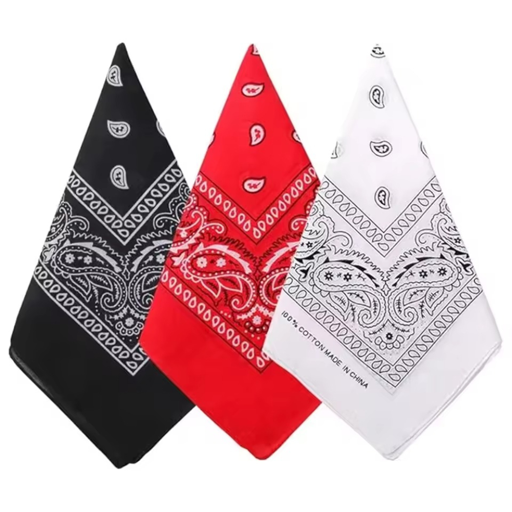 Hip Hop Cowboy Paisley Scarf L - Ascot Neck Scarf ulasan dan harga