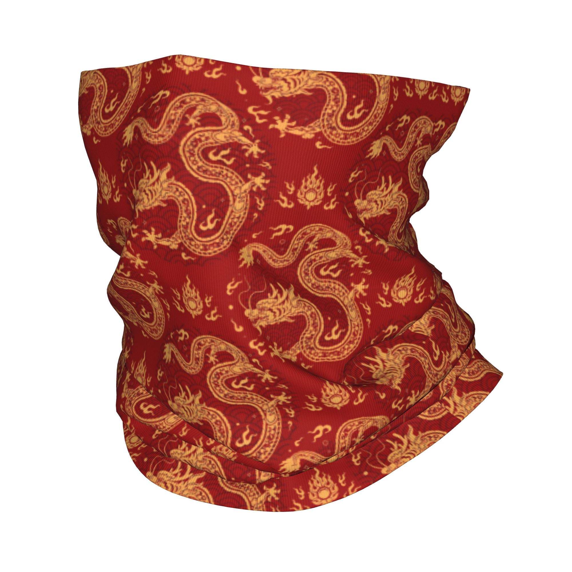 Red Dragon Winter Headband Nec - Neck Warmer Tube ulasan dan harga