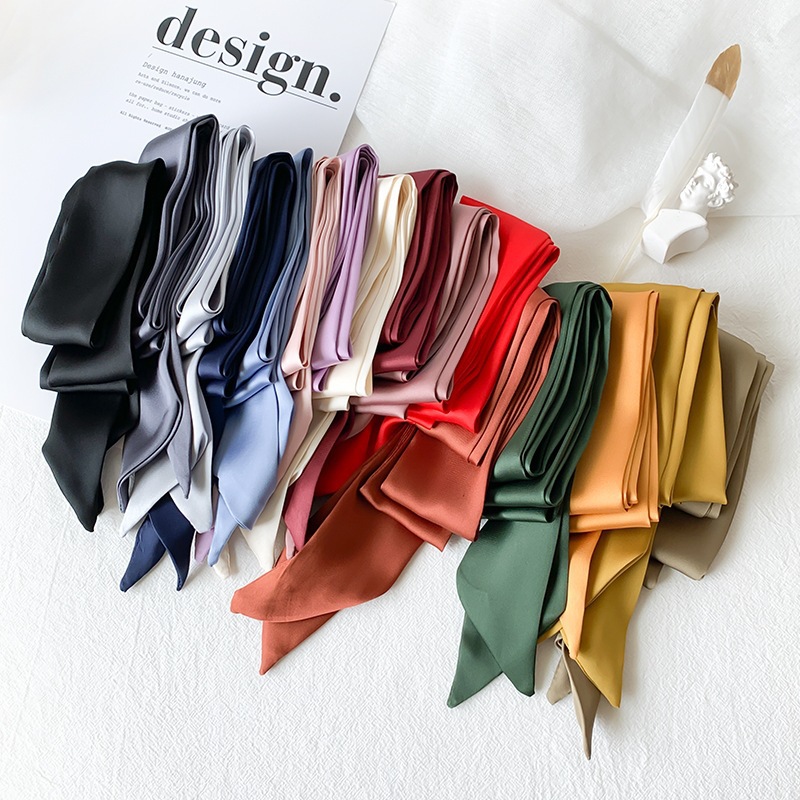 Women Narrow Solid Colors Long - Skinny Tie Men ulasan dan harga