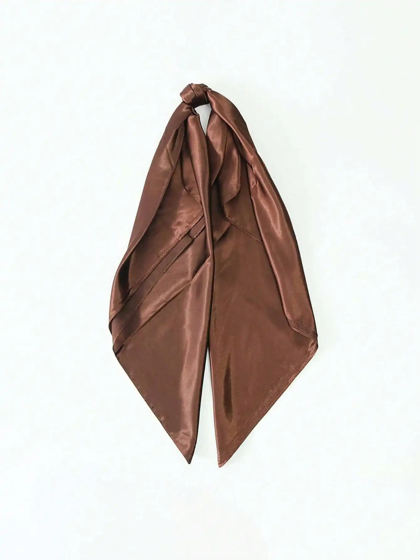 1pc Women White Silk Scarf, Ve - Scarf Silk Square ulasan dan harga