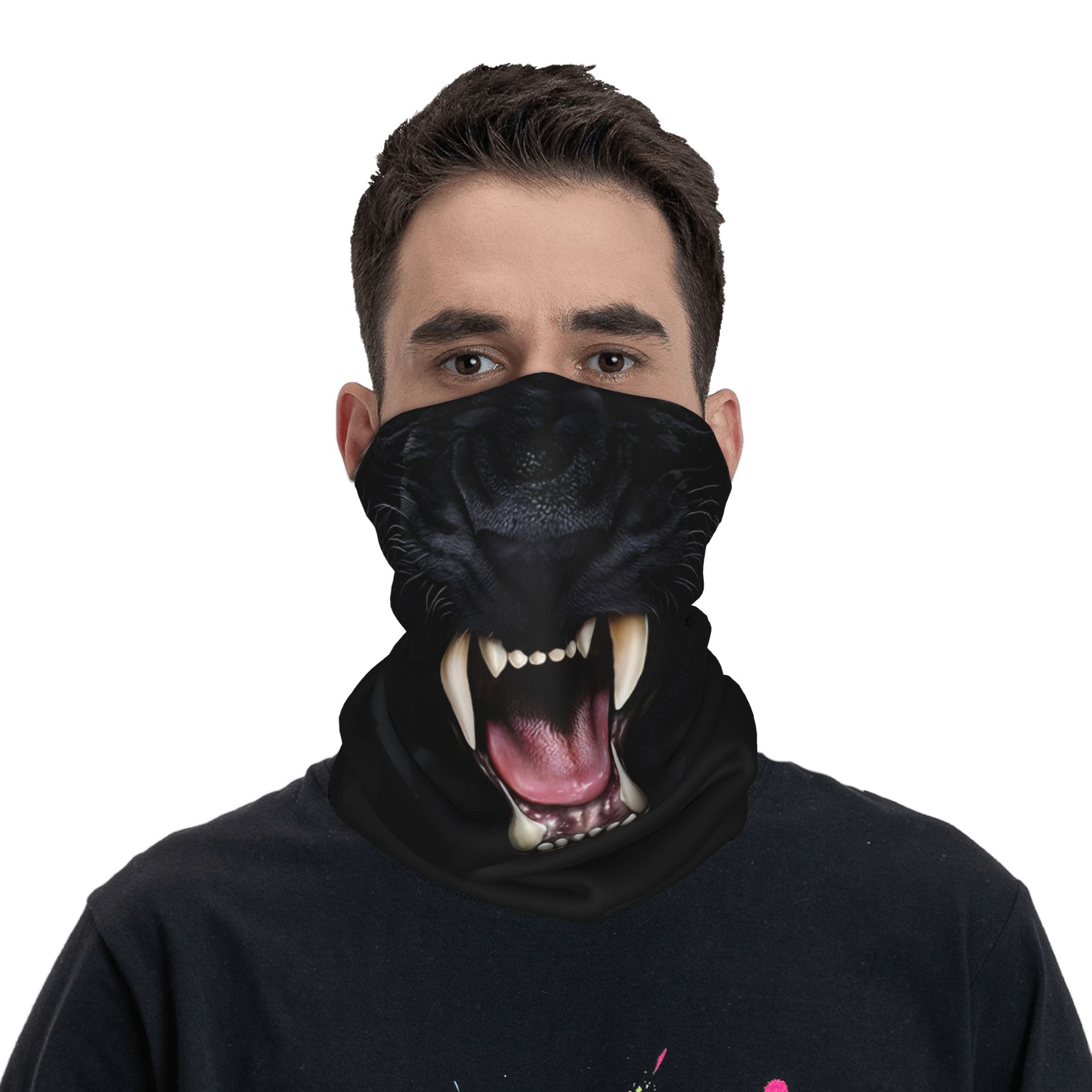 Custom Black Panther Animal He - Neck Warmer Tube ulasan dan harga