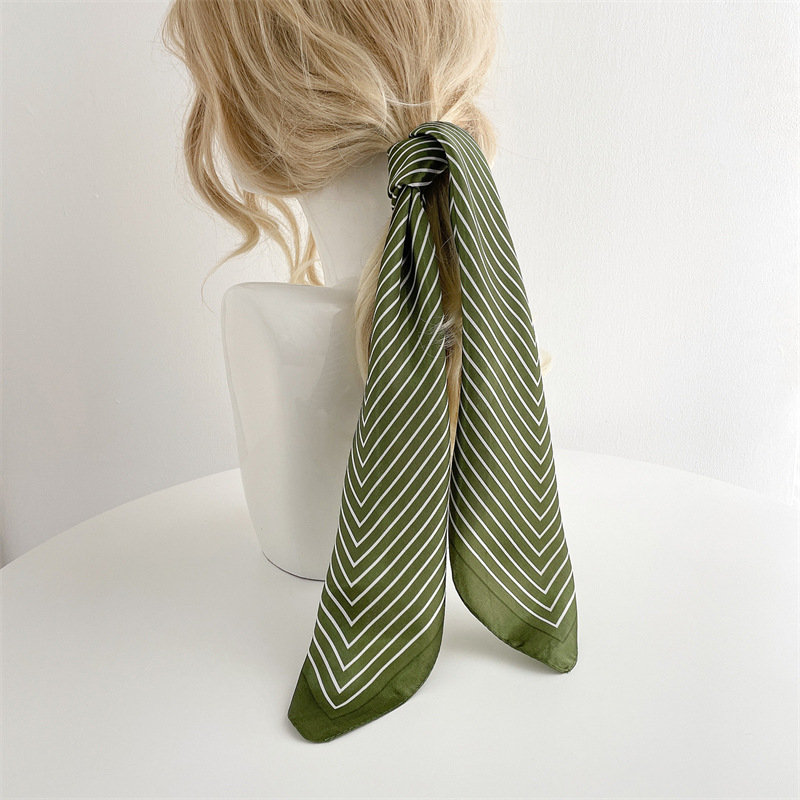 Luxury Stripe Silk Square Scar - Silk Tie Striped ulasan dan harga