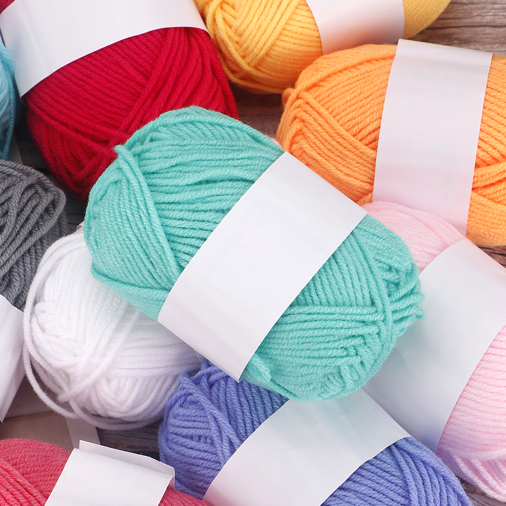 25(50)pcs/bag 4 Ply Milk Cotto - Woven Scarf Blanket ulasan dan harga
