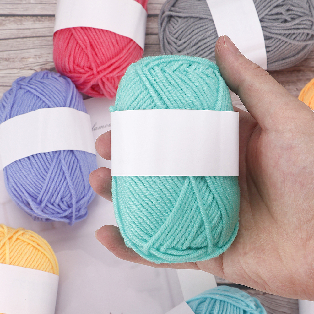 25(50)pcs/bag 4 Ply Milk Cotto - Woven Scarf Blanket ulasan dan harga
