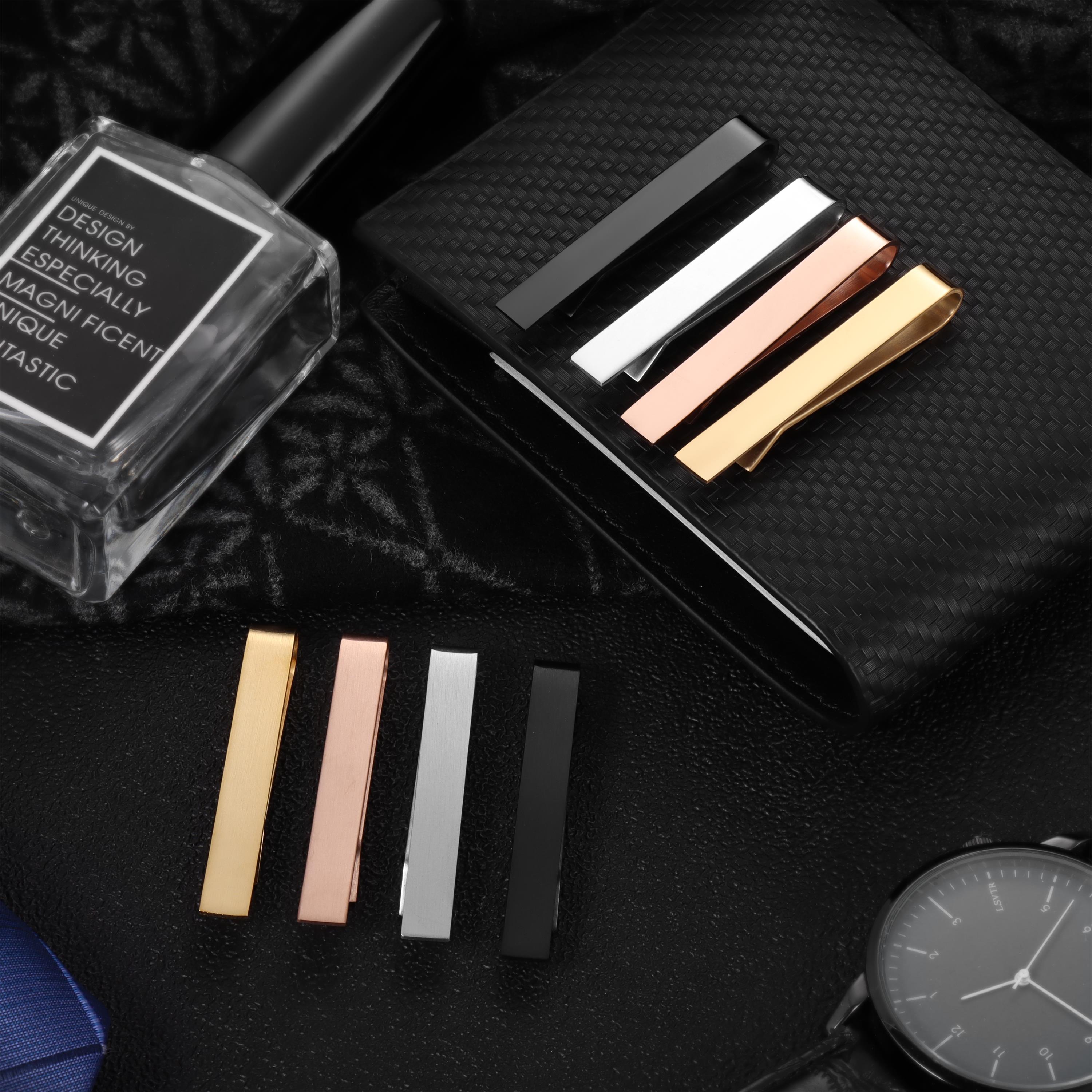 HAWSON 2 in shiny and brushTie - Tie Bar Set Gift ulasan dan harga