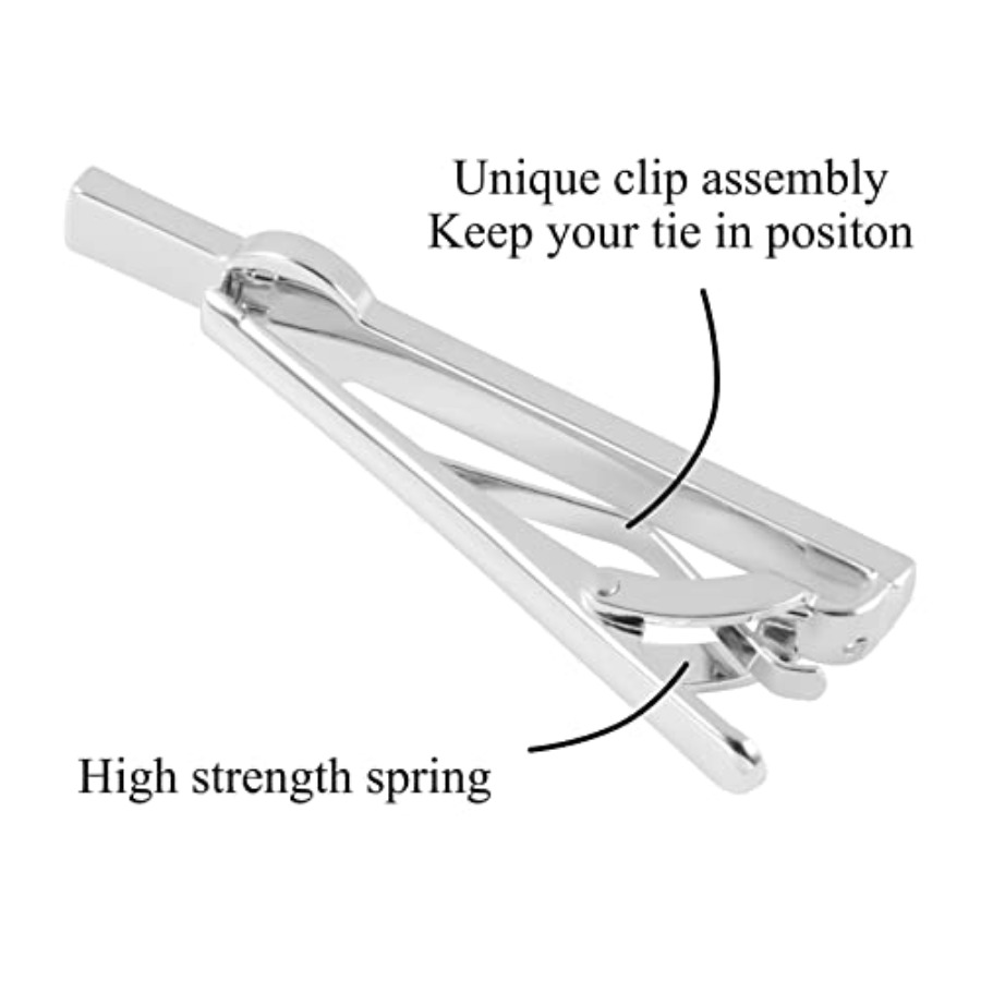 Tie Clips for Men 3Pcs Tie Bar - Tie Bar Set Gift ulasan dan harga