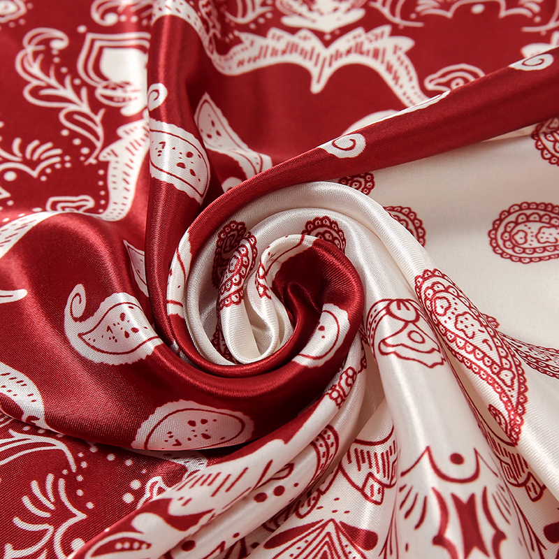 Satin Square Scarf Women Musli - Scarf Silk Square ulasan dan harga