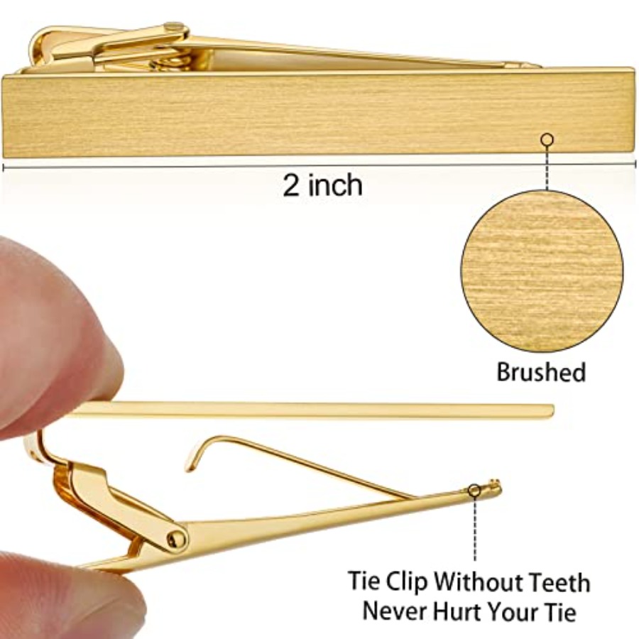 HAWSON 2 inch Tie Clip for Men - Tie Bar Set Gift ulasan dan harga