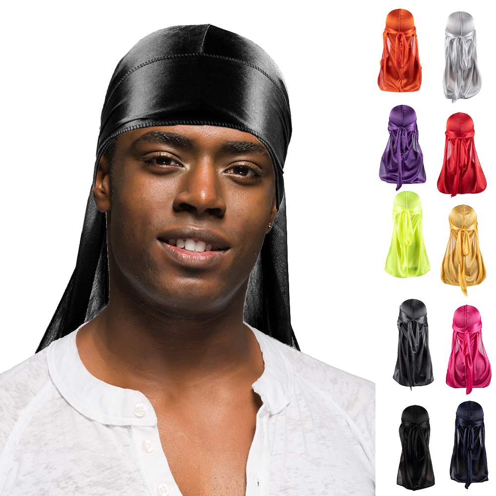 Men's Durag Bandana Silky Du R - Bandana Doo Rag ulasan dan harga