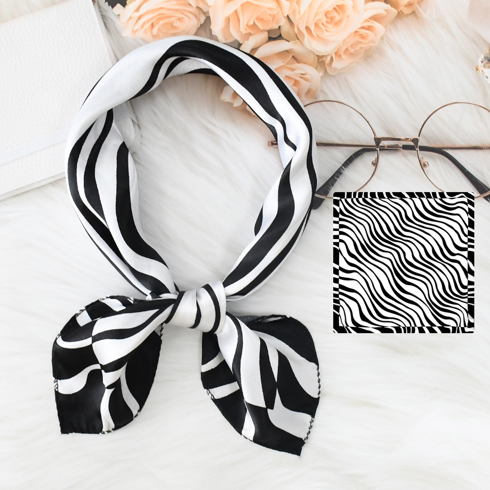 Luxury Design Print Silk Squar - Scarf Silk Square ulasan dan harga