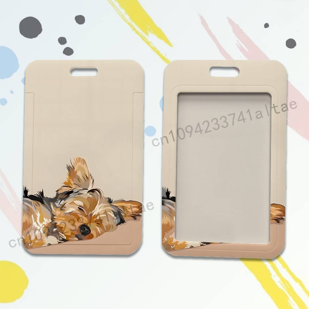 Yorkshire Terrier Dog Card Hol - Lanyard Badge Holder ulasan dan harga