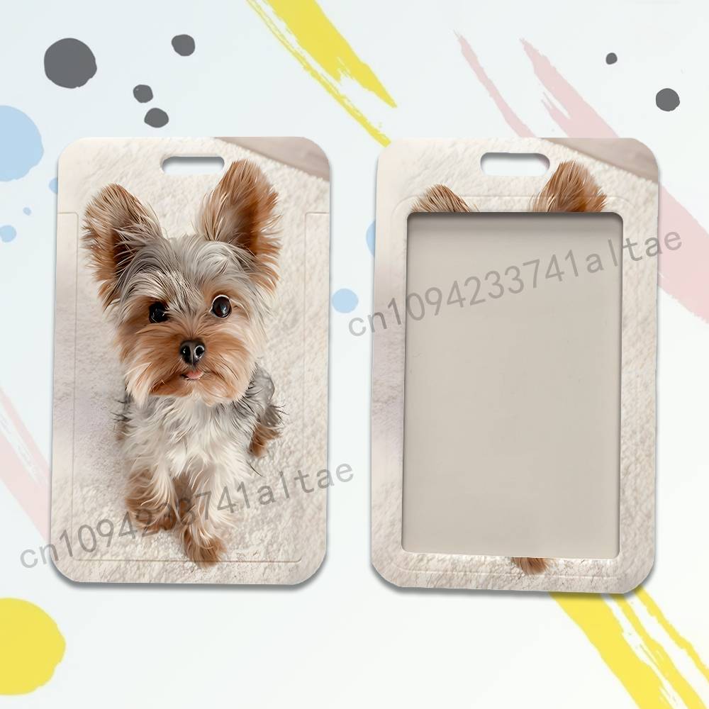 Yorkshire Terrier Dog Card Hol - Lanyard Badge Holder ulasan dan harga