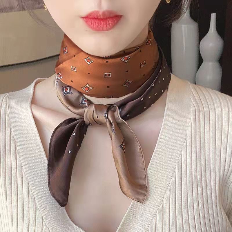 New Fashion Zebra Printed Squa - Ascot Neck Scarf ulasan dan harga