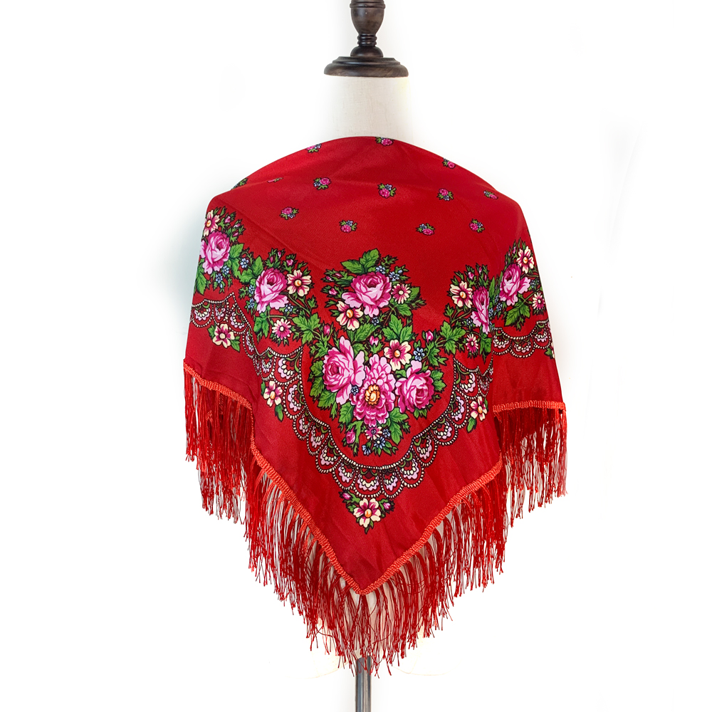 Traditional Russian Square Sca - Bandana Cotton ulasan dan harga