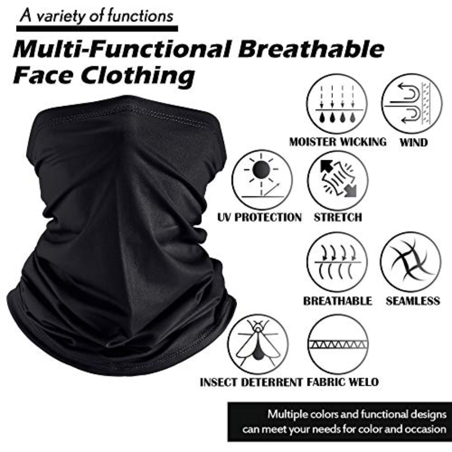 Geyoga Neck Gaiter Bandana Fac - Face Scarf Mask ulasan dan harga