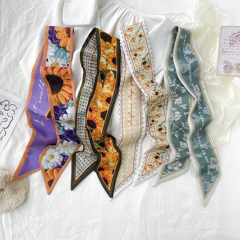 Spring Oil Painting Series Sca - Head Wrap Turban ulasan dan harga